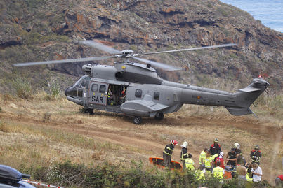 Los Realejos fue anfitrión del simulacro de accidente aéreo anual Canasar