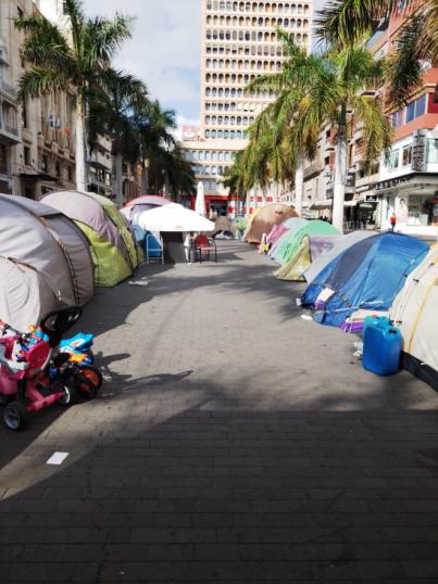 Bermúdez exige al Gobierno que atienda a los acampados para poner fin a su manifestación