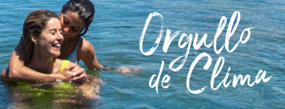 Orgullo de clima meteorológico y de libertad dirigida al turismo LGTBI