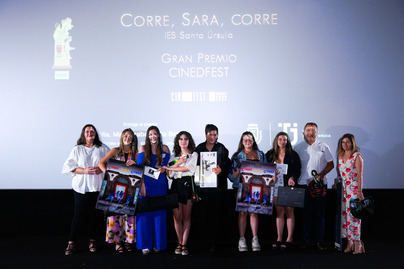 El IES Santa Úrsula se alza con el Gran Premio de Cinedfest 9