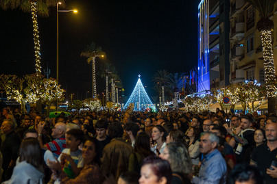 Santa Cruz de La Palma da inicio a la Navidad con un espectacular encendido de luces