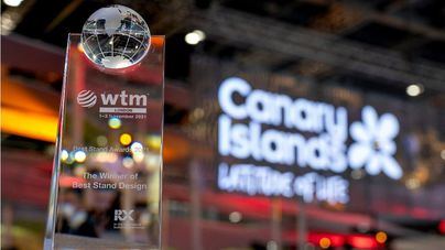 La organización de la WTM otorga el premio al Mejor Diseño al stand de Islas Canarias