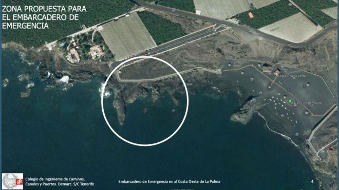 Estudian construir un embarcadero en Charco Verde para facilitar el acceso a la costa del Valle de Aridane