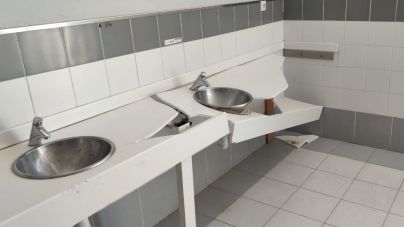Actos de vandalismo en el Parque Sur de San Bartolomé de Tirajana