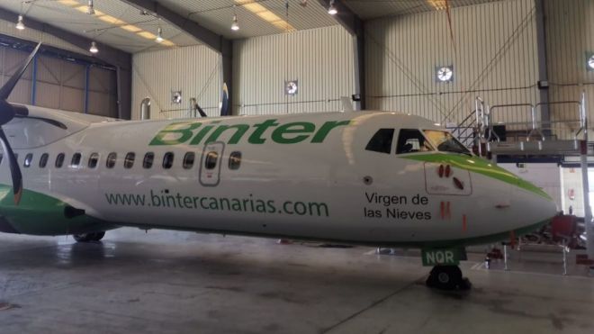 ‘Virgen de las Nieves’, listo para surcar el cielo de canarias