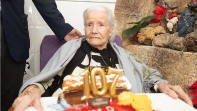 Agustina García Santana cumple otro año y ya son 107
