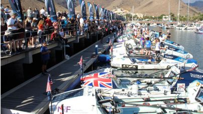 La Talisker Whisky Atlantic Challenge parte de La Gomera con 36 equipos en el desafío a remo 