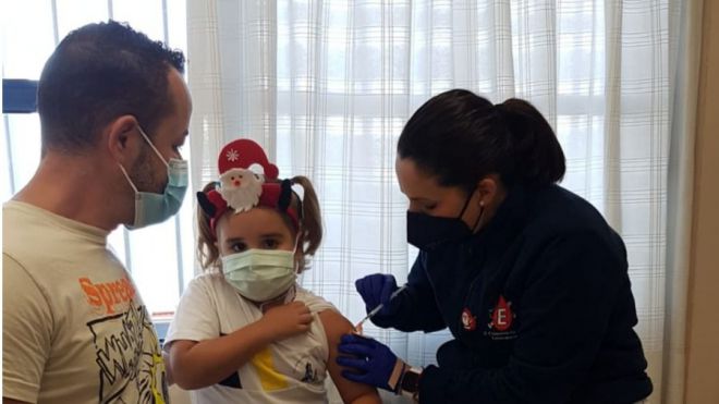 14.669 niños y niñas de entre 5 y 11 años ya tienen cita para la vacuna contra la COVID-19 en Canarias