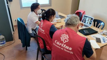 Cáritas Diocesana de Tenerife atiende a 220 familias y más de 600 personas en La Palma gracias a la solidaridad