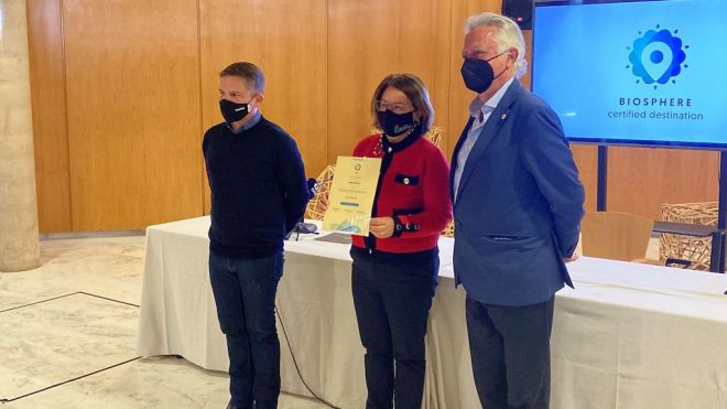 Guía de Isora consolida su compromiso con la sostenibilidad y obtiene el certificado Biosphere
