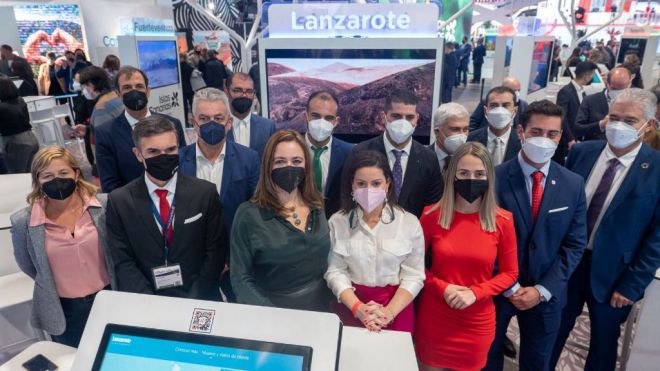 Lanzarote se consolida como destino seguro y sostenible en la inauguración de Fitur 2022