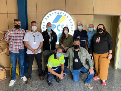 Coordinadora Estatal de Trabajadores de los Puertos afianza su presencia en el puerto de Las Palmas