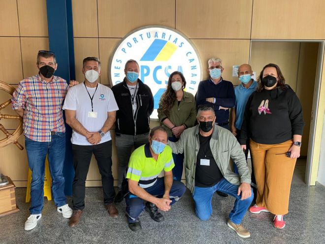 Coordinadora Estatal de Trabajadores de los Puertos afianza su presencia en el puerto de Las Palmas