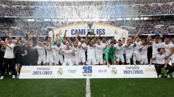 El Real Madrid se proclama campeón de Liga