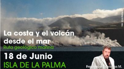 Fotonature ofrece la oportunidad de tomar desde el mar imágenes de la fajana creada por el último volcán en Cumbre Vieja