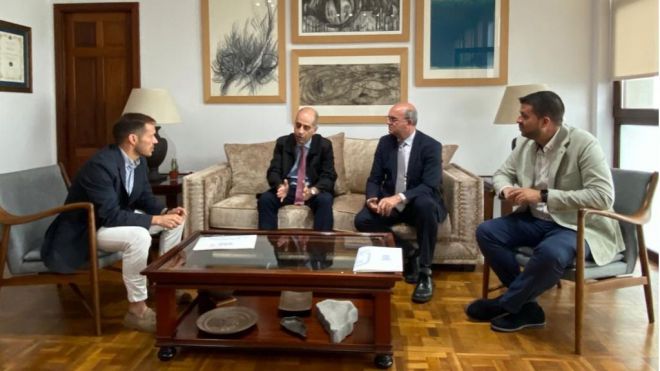 Zapata pide al comisionado que se instrumente medidas extraordinarias para la recuperación de la Isla