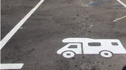 Santa Cruz habilita diez estacionamientos para autocaravanas en el Parque Marítimo