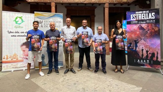 El Cabildo presenta la quinta edición del torneo internacional de ajedrez ‘Jugando con las estrellas’