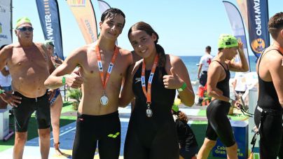 Victorias de prestigio para Laura Rodríguez y Antonio Luis Molina en La Maspalomas Open Water Gran Canaria 2022