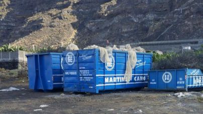 El Cabildo ha retirado y gestionado más de 207 toneladas de residuos de invernaderos afectados por la erupción volcánica