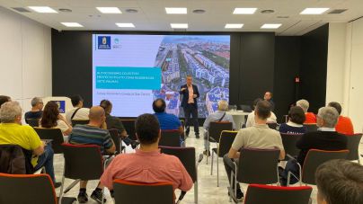 El Cabildo presenta a representantes de comunidades de Siete Palmas el proyecto de barrio solar