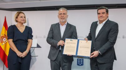 Torres y Escrivá firman el convenio que destina a Canarias 50 millones de euros para atender la migración