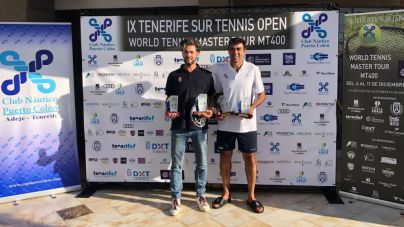 Antonio Díaz de las Casas y Moli Becerra, campeones del IX Tenerife Sur Tennis Open