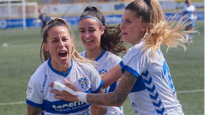 La UDG Tenerife se da un festín de goles en La Palmera