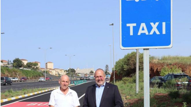 El Cabildo abre a los taxistas el carril bus entre Las Chumberas y Padre Anchieta