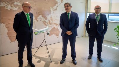 Rodríguez anima a Binter a operar con las grandes capitales españolas para dar la réplica a la fusión de Iberia con Air Europa
