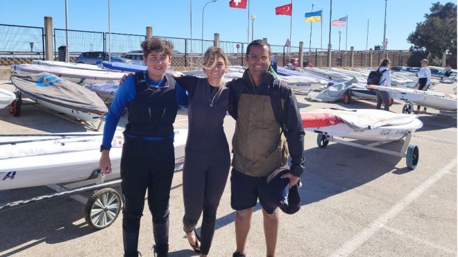 Izan Gómez y Gabriela Barreto, al Campeonato de Europa de ILCA 4