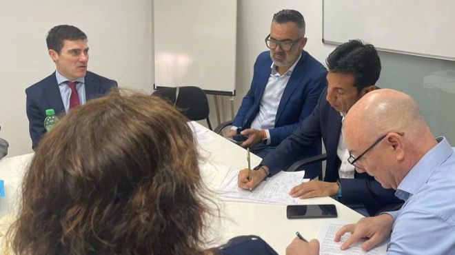 Firma del convenio de Pymes del comercio 2020-2023