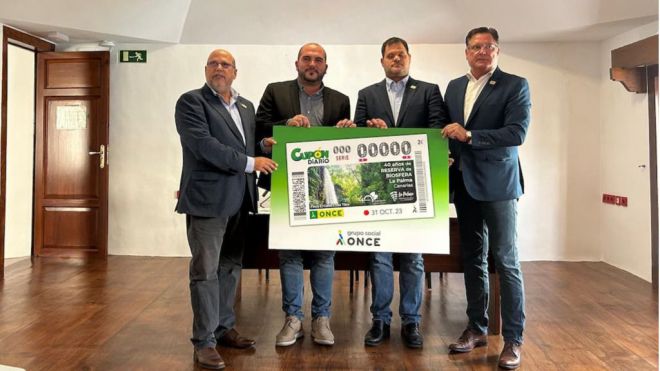 La Reserva de la Biosfera de La Palma será la imagen de un cupón de la ONCE