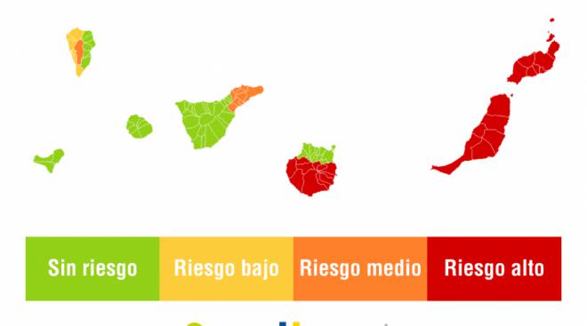 Nivel de riesgo rojo para la salud por altas temperaturas