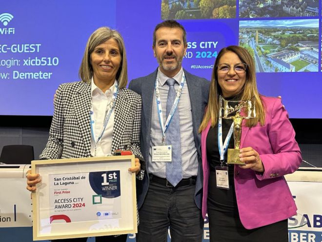 La Laguna gana el premio del principal galardón europeo en accesibilidad y discapacidad