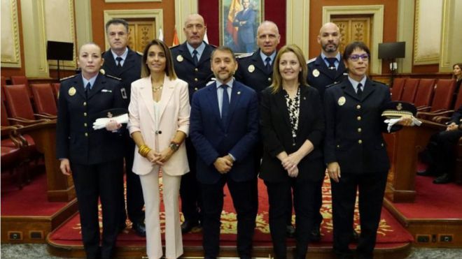 Seis nuevos inspectores de la Policía Local capitalina toman posesión de su cargo
