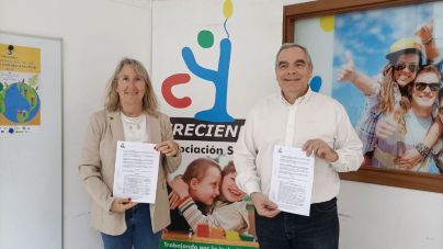 La Asociación Social Creciendo firma un convenio de colaboración con la Fundación Canaria San Vicente