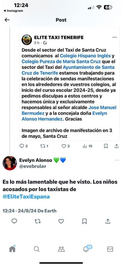 Élite Taxi Tenerife exige la dimisión de Evelyn Alonso