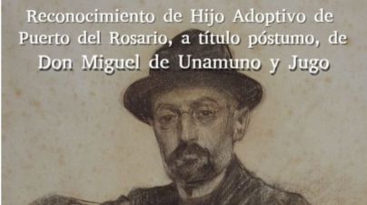 Miguel de Unamuno, Hijo Adoptivo de Puerto del Rosario a título póstumo