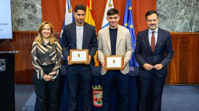 Ayoze Pérez y Pedro González ‘Pedri’, 'Hijo Ilustre de la isla de Tenerife’