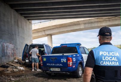 La Policía Local de Telde localiza al presunto autor de varios vertidos ilegales