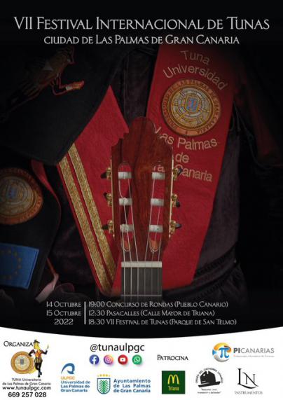 VII Festival Internacional de Tunas los días 14 y 15 de octubre