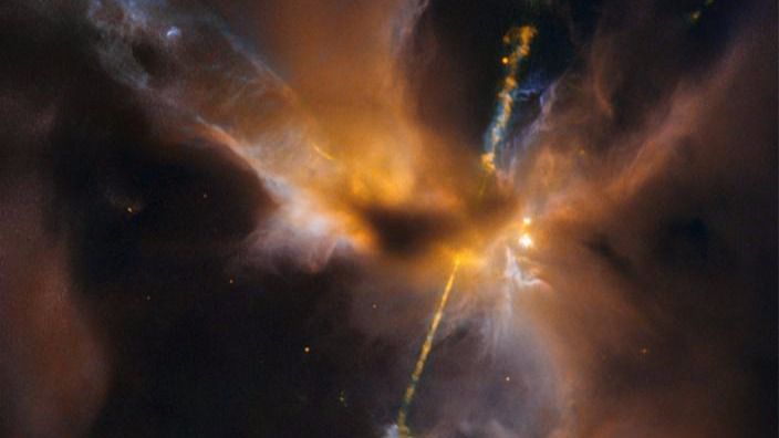 El Hubble se marca un 'Star Wars' al captar un sable láser cósmico