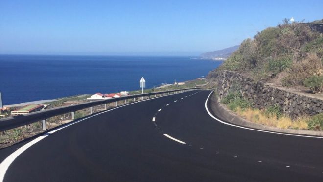 Concluye la repavimentación de la carretera de Las Indias
