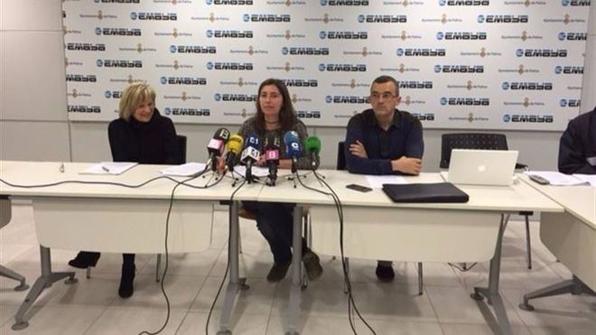 Neus Truyol, en el centro