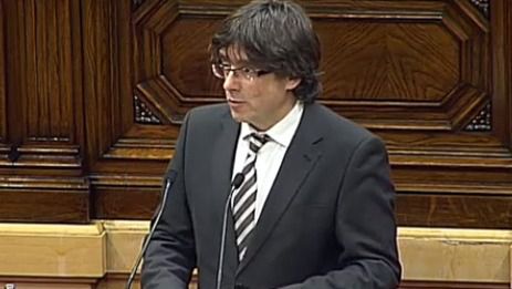 Puigdemont se compromete con la independencia