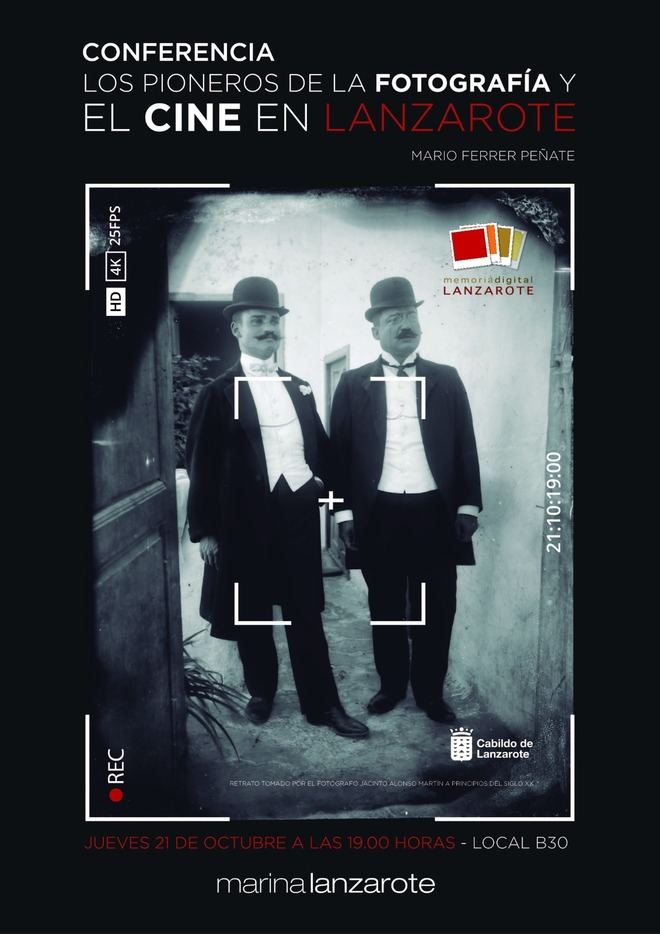 Ciclo de conferencias sobre los pioneros de la fotografía y el cine en Lanzarote
