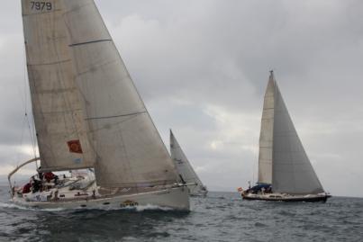 Los transatlántistas del Gran Prix apunto para la salida