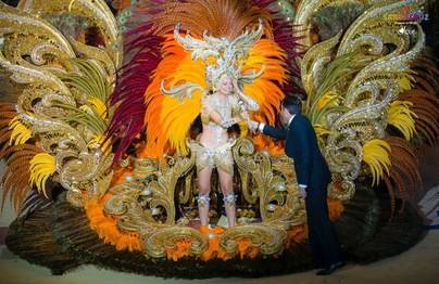 Judit López García, Reina del Carnaval con la fantasía “Madame Soleil”