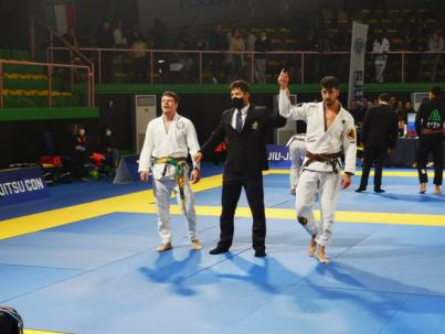 Jorge Práxedes plata en el Campeonato de Europa de Jiu Jitsu